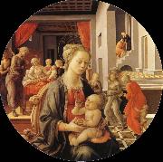 Fra Filippo Lippi Madonna and Child oil